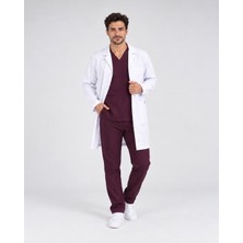 Nly Üniforma Kadın Beyaz Önlük Doktor Öğretmen Eczacı Veteriner Hemşire Medikal Sağlık Öğrenci Kuaför Önlüğü Alpaka Kumaş