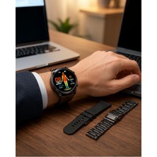 Akıllı Saat Amoled Ekran 3 Kordonlu Su Geçirmez