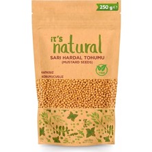 it's Natural Sarı Hardal Tohumu 250 G Katkısız