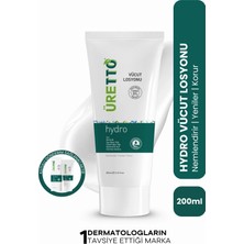 TTO ÜRETTO Hydro Vücut Losyonu 200 ml – Yoğun Nemlendirici ve Onarıcı Bakım