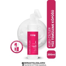 TTO-X Kuru Ciltlere Özel Yüz Köpüğü 200 ml – Nemlendirici, Yatıştırıcı ve Hassas Cilt Bakımı