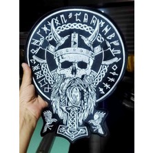 Özden Nakış Viking Büyük Boy Sırt Patch Işleme