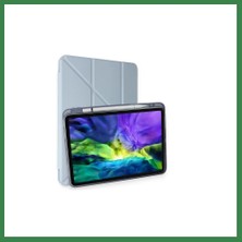 Bezos iPad Pro 11 (2018) Kılıf Kalemlikli Mars Tablet Kılıfı - Mavi BEZOS16