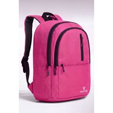 Viatox VT-008 Unisex Yeni Sezon Su Geçirmez Spor Kurs Laptop Seyahat Günlük Kullanım Için Sırt Çantası Astarlı Pembe
