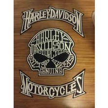 Özden Nakış Büyük Boy Harley Sırt Patch Işleme