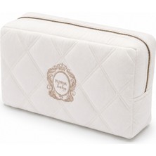 Kozmetik Çantası Luna Elegant Ekru 28 x 16 cm