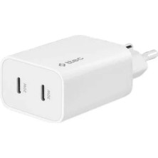 Muhtelif Ürünler Telefon Şarj Hızlı Başlık Usb-C+Usb-A Travel 50 W Ttec 2SCG01B Beyaz