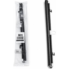 İlkyaz Fashion If 58X125CM Oto-Araç - Ev - Ofis Cam Paneli Güneşlik Pvc Perde Makaralı Aç-Kapa Vantuzlu Montaj