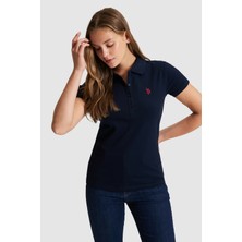 U.S. Polo Assn. Kadın Lacivert Basic Tişört 50321818-VR033