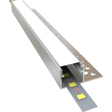 Global Trimless Tek Kanatlı LED Profili (En=15 Mm)