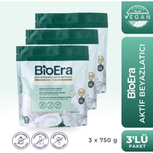 Bioera Aktif Oksijenli Güçlü Etkili Beyazlatıcı Toz Çamaşır Sodası Leke ve Grileşme Karşıtı 750 Gr. x 3 Adet