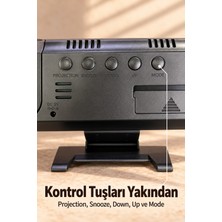 Str Store Dijital Çalar Saat Ayarlanabilir Alarm Erteleme Süresi ile