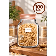 Palpak Bakır Desenli Kavanoz Görünümlü Saklama Poşeti (15X22 cm - 700 ml ) 100 Adet