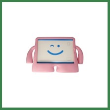 Bezos iPad 4 9.7 Kılıf Karakter Tablet Silikon - Açık Pembe BEZOS16