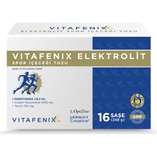 Vitafenix Elektrolit Takviyesi - Magnezyum- Potasyum - Sodyum - Kreatin -16 Saşe