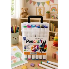 Pencraft 24 Lu Kutulu Marker Profosyonel Boya Kalemi 2569