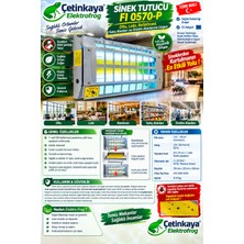 Volkan Ziraat Mühendislik Çetinkaya Elektrofrog Ofis, Lobi, Returant Satış Alanları ve Üretim Alanlarına Uygun Sinek Tutucu Fı 0570-P