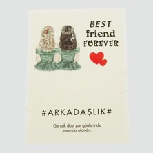 İlkyaz Fashion If 3'lü Arkadaşlık Bilekliği Yazılı Bileklik Kartı 200 Adet