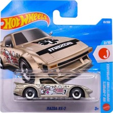 Hot Wheels Mazda Rx-7 - Hw J-Imports Gümüş 1/64 Diecast Model Araba