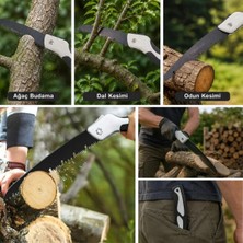İlkyaz Fashion Ergonomik Katlanabilir 53 cm Bahçe ve Kamp Testeresi