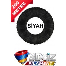 3D Çiz 3D Kalem Için Pla Filament Siyah Renk 1 ALANA 1 BEDAVA 1,75 mm 20X5 100 Metre