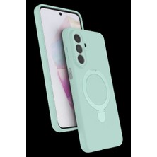 sbodurhome Samsung Galaxy A27 5g Regal Magsafe Standlı Kapak - Su Yeşili
