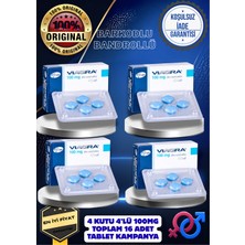 Paket Vıagra_hap X4 Kutu 16 Adet Kullanım Bandrollü_barkodlu Geciktirici_performans_destek Uzun Etki Garantili 100MG_HAP