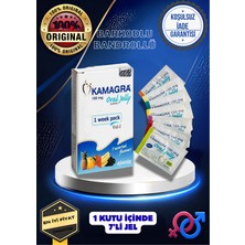 Paket Kamagrajel 1 Kutu Içide 7'li Orijinal 2029 Skt Garantili 100%ETKI Geciktirici_sertleştirici KAMAGRA_CIALIS_100MG_ORAL_JEL_KAMAGRAJELLY