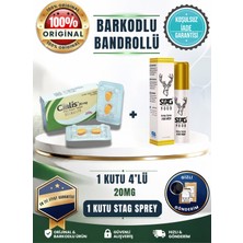 Paket CIA_LISS_20MG 4'lü + Stag_sprey 9000 Geciktirici Orijinal Bandrollü 2029 Skt PERFORMANSARTTIRICI_KALDIRICI_GECIKTIRICI_HAP_SPREY_CIALIS_20MG_TABLET