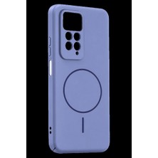 sbodurhome Xiaomi Redmi Note 11 Pro Mika Pc Magsafe Kapak - Açık Mor