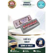 Paket Kırmızıcobratablet X1 Dizi 6 Adet Kullanım Cobra_tablet_destekleyici_kaldirici Guc Kuvvet Destek 130MG_TABLET