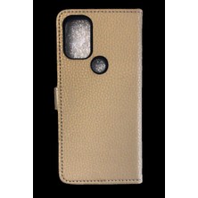 sbodurhome General Mobile GM21 Pro Trend S Plus Kapaklı Telefon Kılıf - Gold