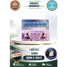 Paket KOBRAMAVI130MG 1 Dizi Içinde 6 Adet Tablet Güc Kuvvet Destekliyici Etkileyici Performans Erkeklerözel_hap COBRA_MAVI_130MG_HAP