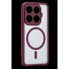 sbodurhome Xiaomi Mi 17T Pro Loji Magsafe Kapak - Bordo