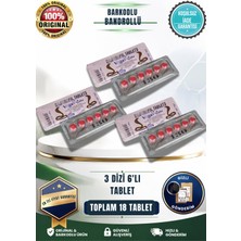 Paket KOBRAKIRMIZI_130MG X3 Dizi 18 Adet Içinde Kullanım Destek Takviye Sertlestirici_geciktirici COBRA_KOBRA_130MG_TABLET
