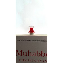 Mapico Çay Bardağı Kitap Ayracı - Minyatür Çay Tiryakisi Ayraç