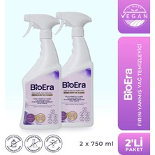 Bioera Fırın-Yanmış Yağ Temizleyici 750 ml x 2 Adet