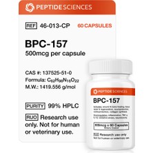 Bpc 500MCG (60 Capsules) Peptide Sciences