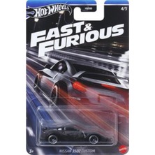 Hot Wheels Nissan 350Z Custom - Silver Series Fast & Furious Siyah 1/64 Diecast Model Araba
