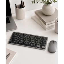 Aydogan's Kablosuz Bluetooth Klavye Mouse Seti Şarjlı Tablet Laptop Uyumlu - Bayi Depom