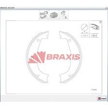 Braxis El Fren Balatası Bmw 3 Seri E36 (90-98) Z1 (88-91) Z3 E36 (95-03)  160X25MM