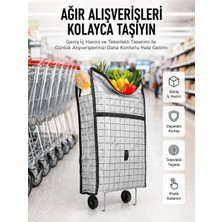 Aydogan's Geniş Hacimli Tekerlekli Pazar Çantası Dayanıklı ve Ergonomik - Bayi Depom