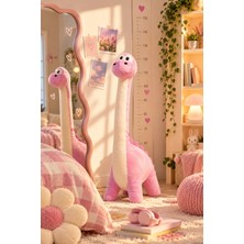 Pufu Toys Viral | Pembe Dinozor Peluş Yastık Oyuncak (1 METRE)