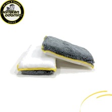 Parlatan Adamlar Scrub pad Deri, Plastik ve Iç Mekan Detay Temizlik Süngeri - 14X9 cm