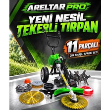 Be-Welt Areltar Pro Yeni Nesil 11 Parçalı Tekerli Tırpan