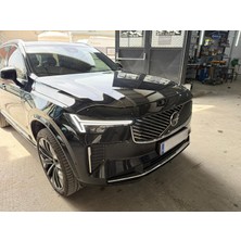 Tuning Vadisi Volvo XC90 Ön Kaput Rüzgarlığı Maskesi 2025 ve Üzeri Parlak Siyah