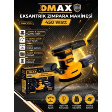 Dmax Eksantrik Zımpara Makinesi 450 W 125/150MM