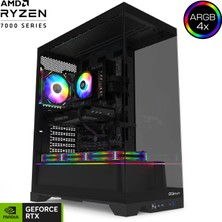 Quantum Gaming Shadowforge Void Ryzen 5 7500F 16GB Ddr5 1tb Nvme RTX5060 8gb Masaüstü Oyun Bilgisayarı