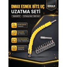 Dmax Esnek Bits Uç Uzatma Seti 12 Parça 300 mm