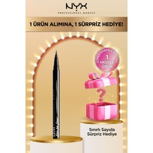 Nyx Professional Makeup Siyah Epic Ink Eyeliner Suya Dayanıklı  + Sürpriz Hediye Seti